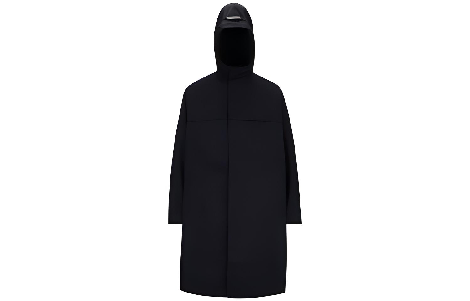 Y-3 Hooded Coat Black