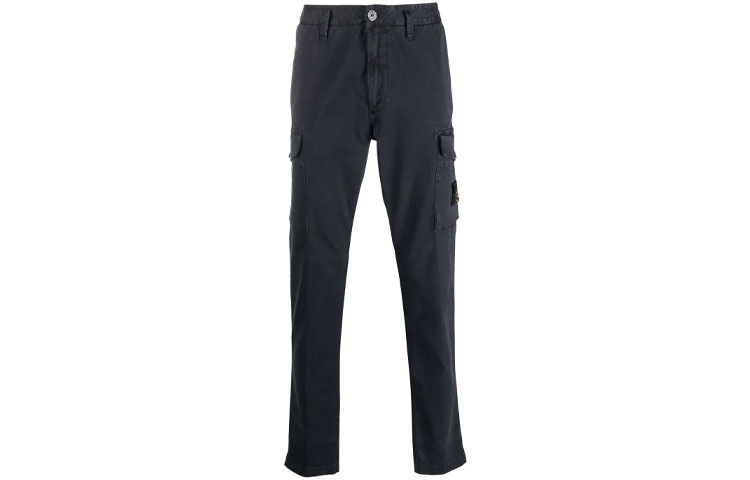 Stone Island FW21 Micro Patch Cargo Pants Navy