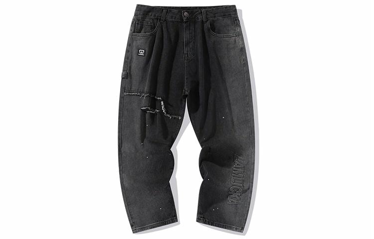 Джинсы Lamlicka Denim Wide-Leg Pants Black