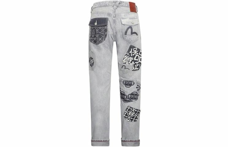 Джинсы Evisu SS24 Denim Grey