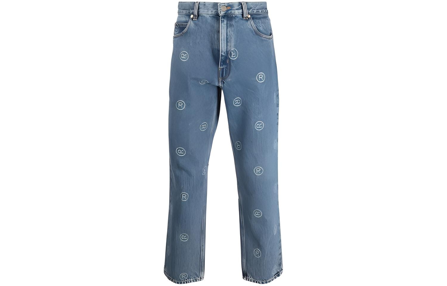 Джинсы Martine Rose Logo Denim Pants