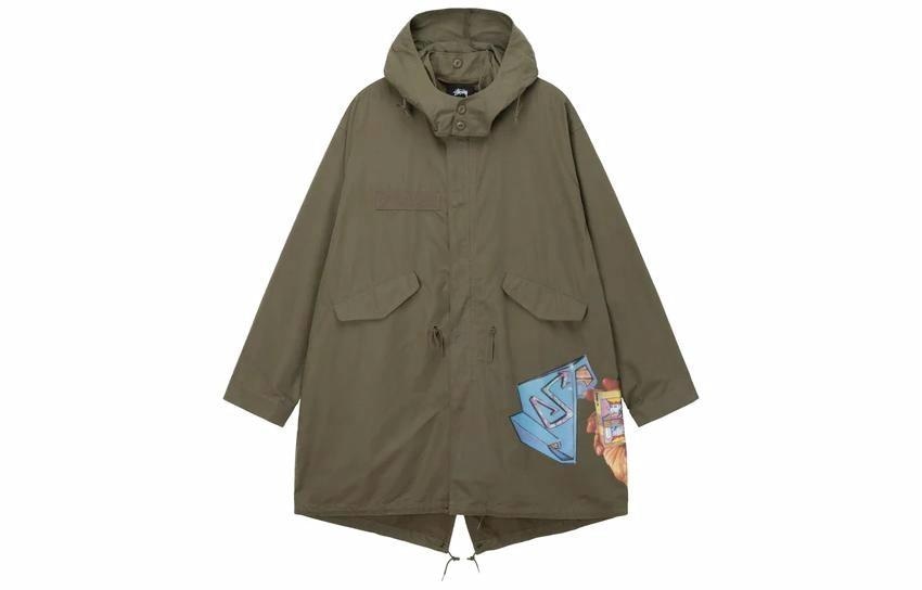 Stussy FW22 Parka Green