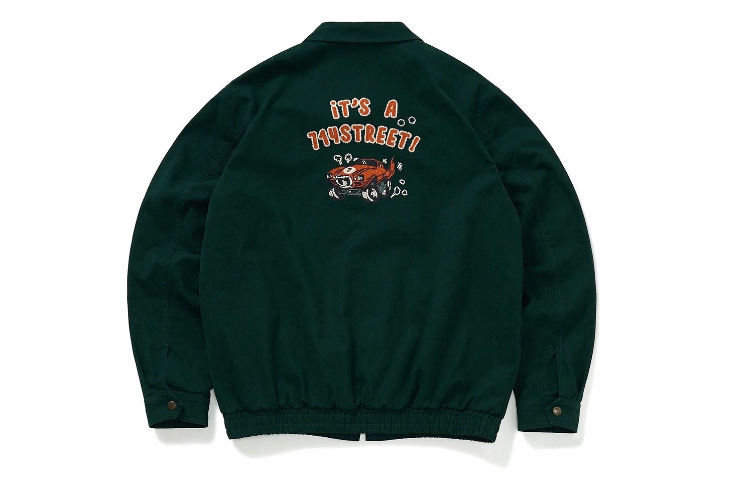 714Street Retro Racing Embroidered Jacket — фото 1