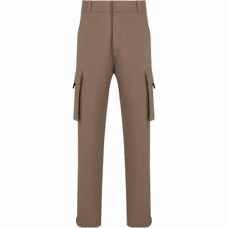 DIOR FW22 Brown Cargo Pants