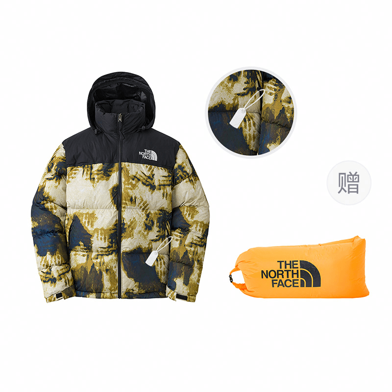 The North Face Hoodie Zip Jacket Men Midnight Gasoline Bleach Print Black — фото 9
