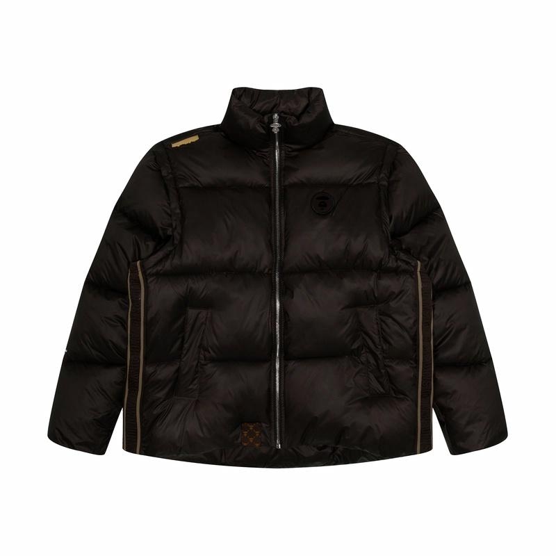 Aape Badge Zip Detachable Sleeve Cotton Jacket