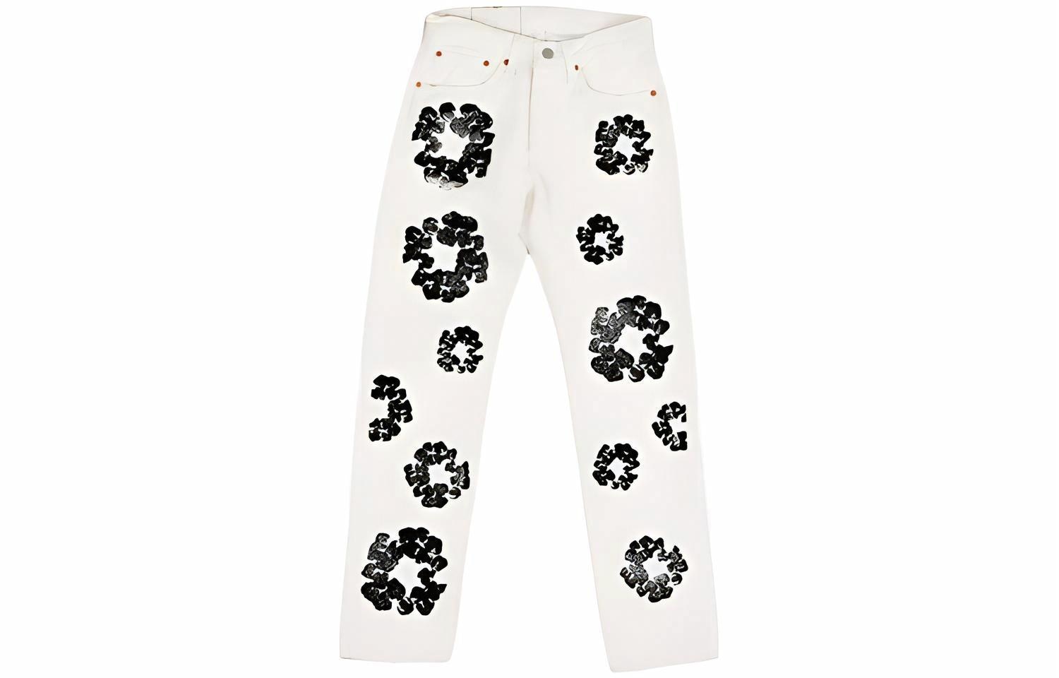 Джинсы Denim Tears Floral Straight Jeans