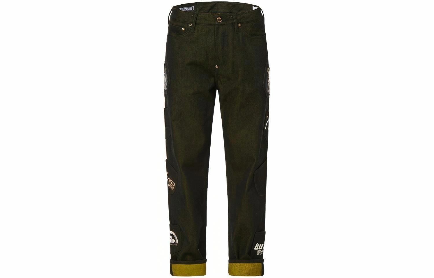 EVISU SS22 Black Jeans