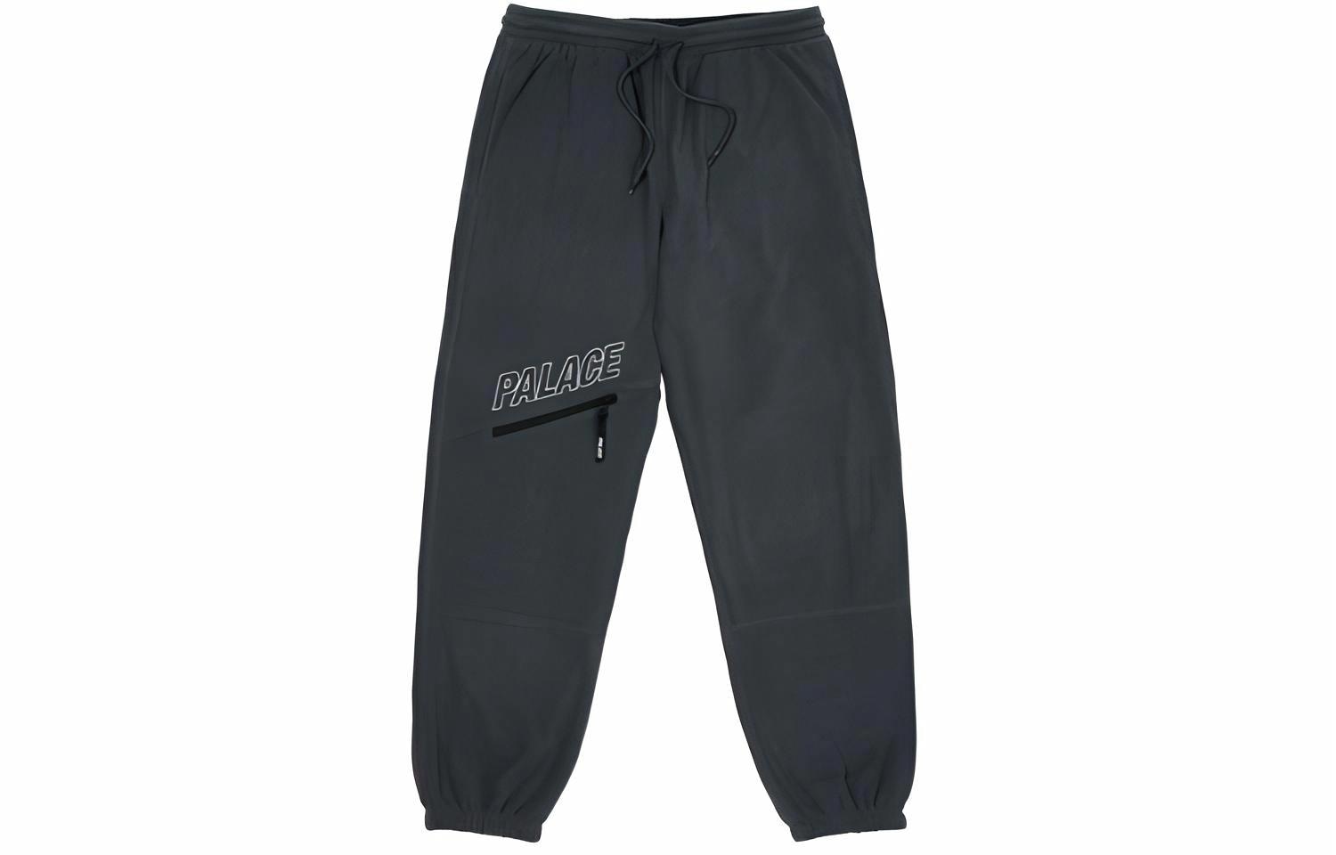 Palace Polar Grid Reverse Bottoms Black