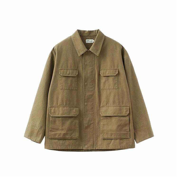 BUTTBILL Vintage Multi-Pocket Jacket