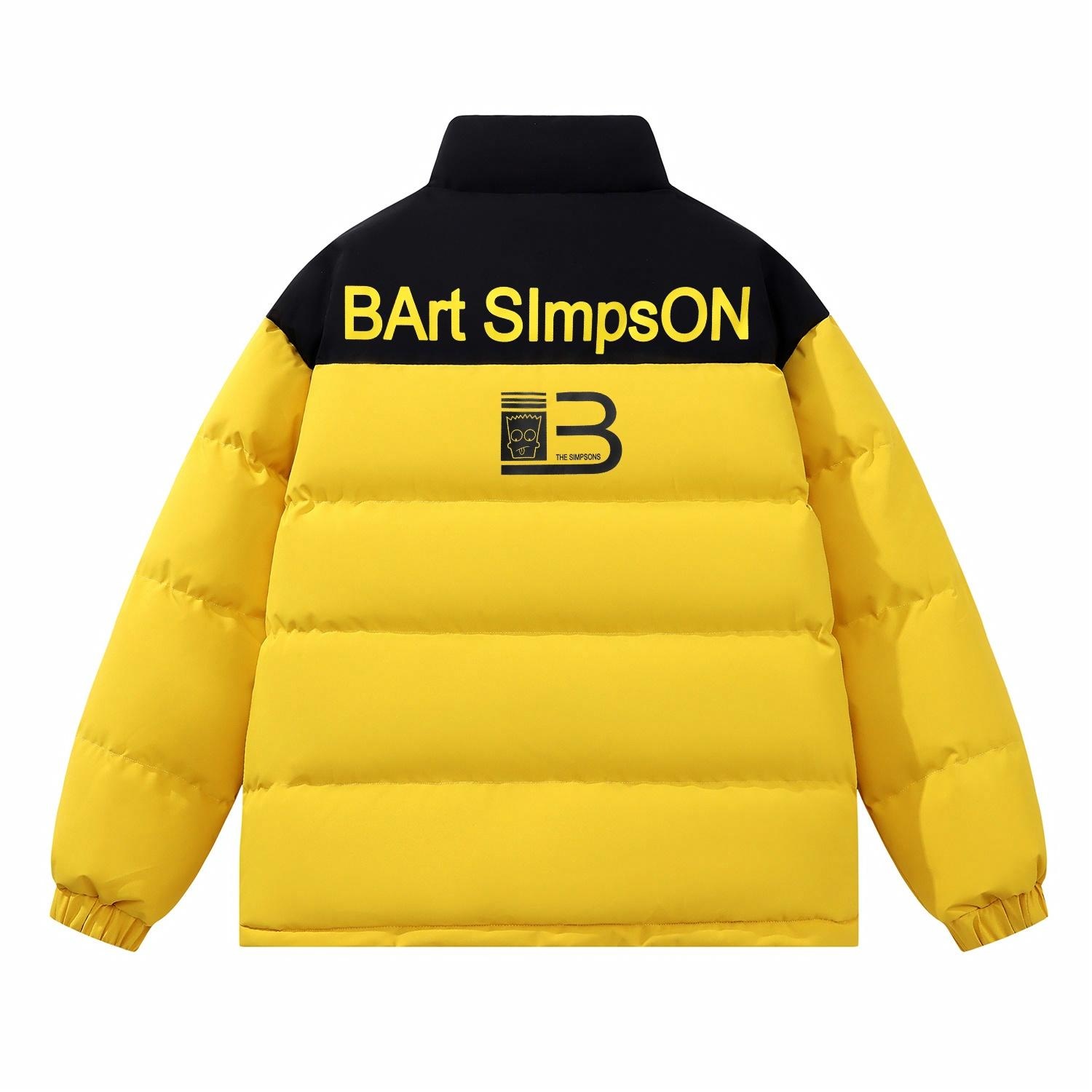 The Simpsons/辛普森一家 The Simpsons Retro Letter Colorblock Jacket