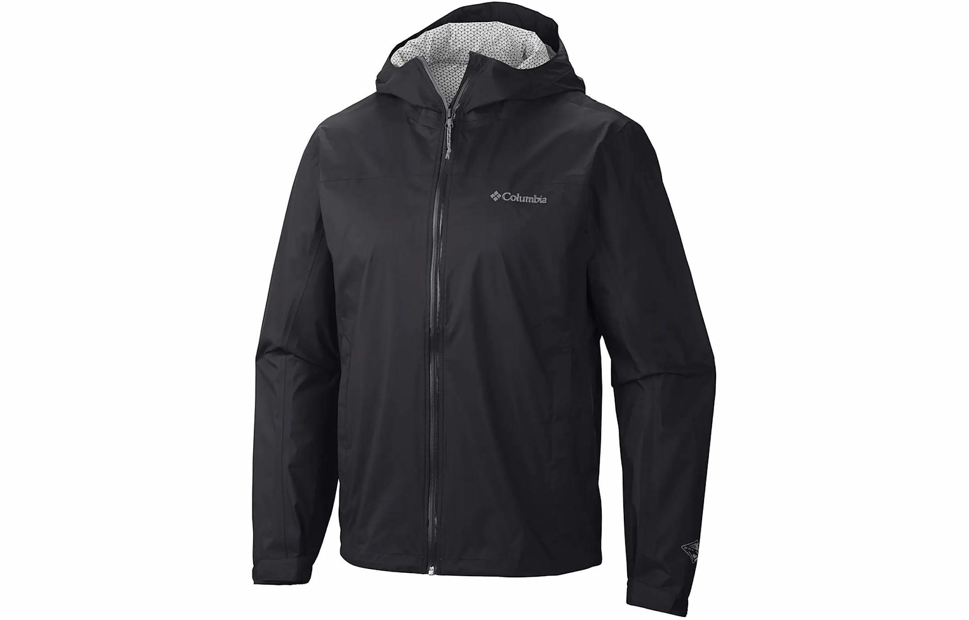 Columbia Logo Hoodie Jacket Black