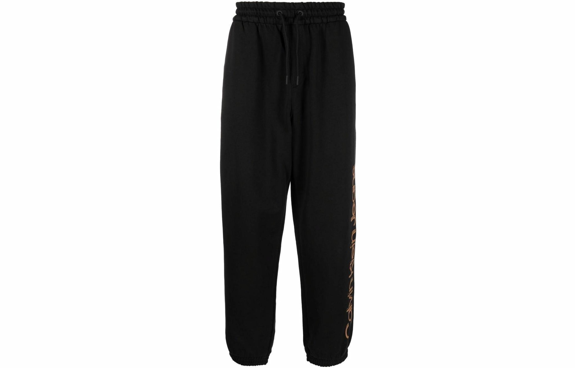 Calvin Klein Logo Drawstring Sweatpants Black