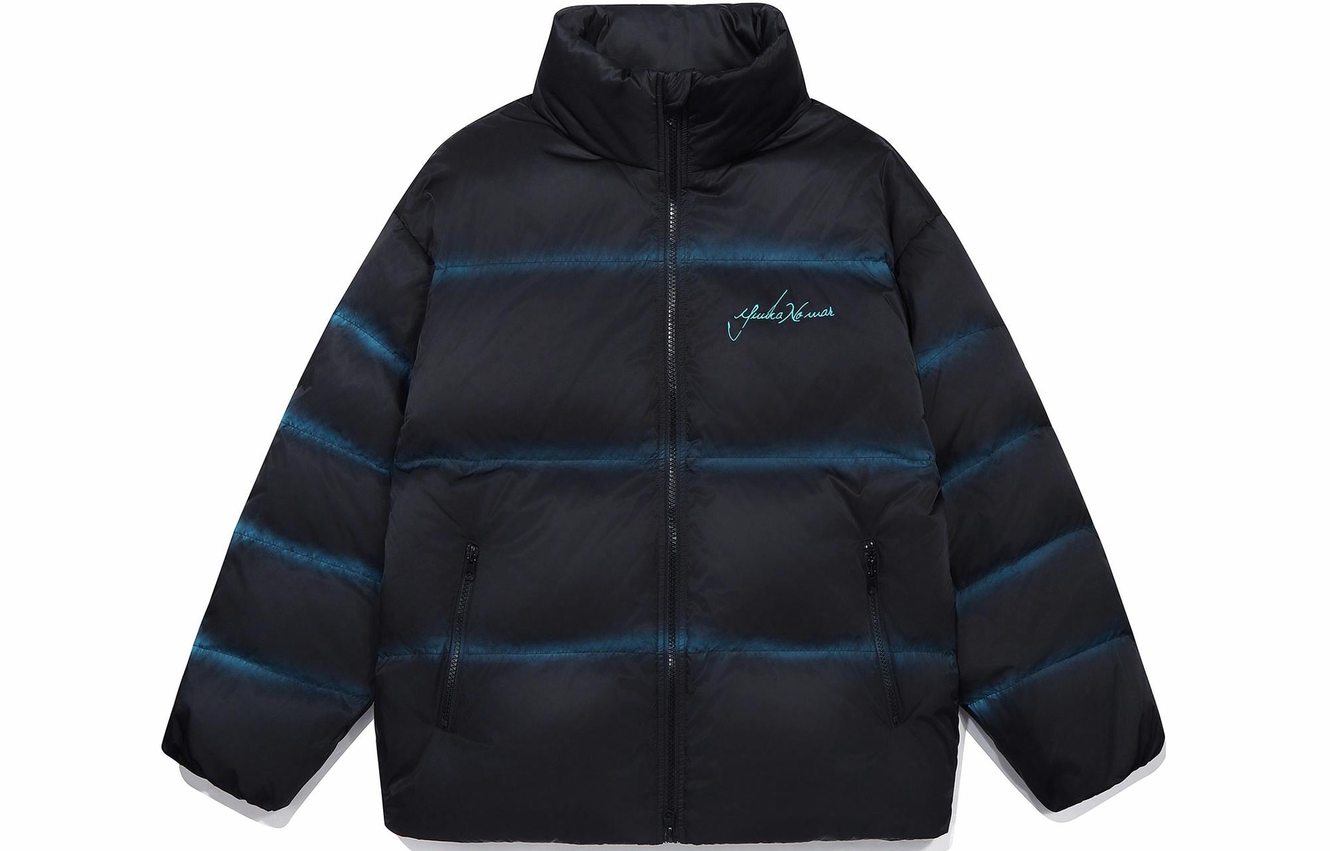 Guuka Gradient Quilted Down Jacket Black