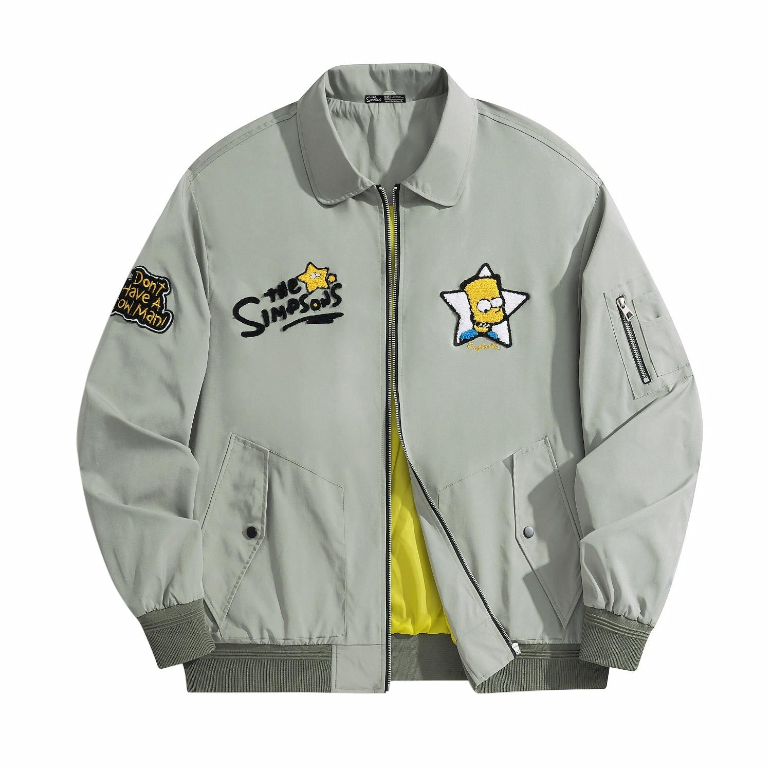 The Simpsons/辛普森一家 The Simpsons Bomber Jacket