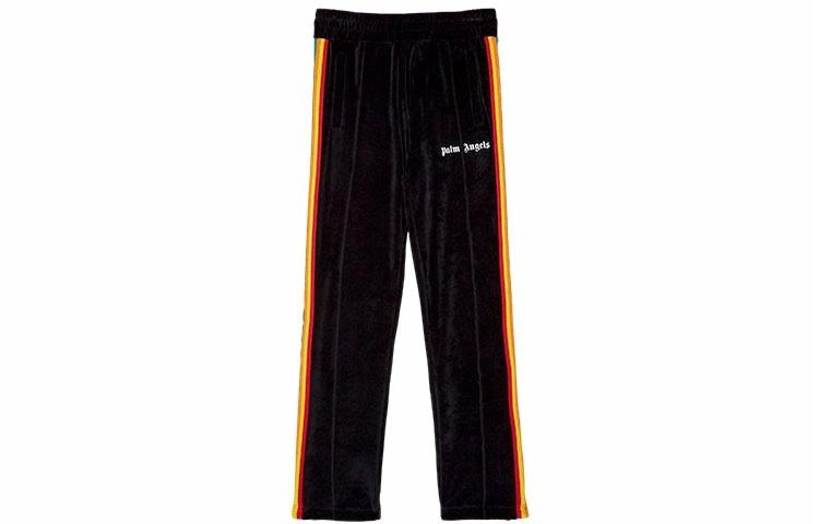 Palm Angels Velvet Track Pants Black