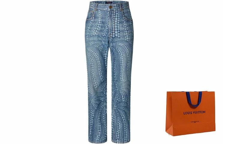 Louis Vuitton x Yayoi Kusama Denim Jeans — фото 1