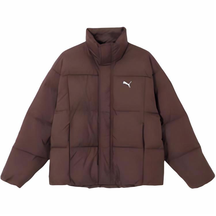 Puma Classics Relaxed Down Jacket Coffee Brown