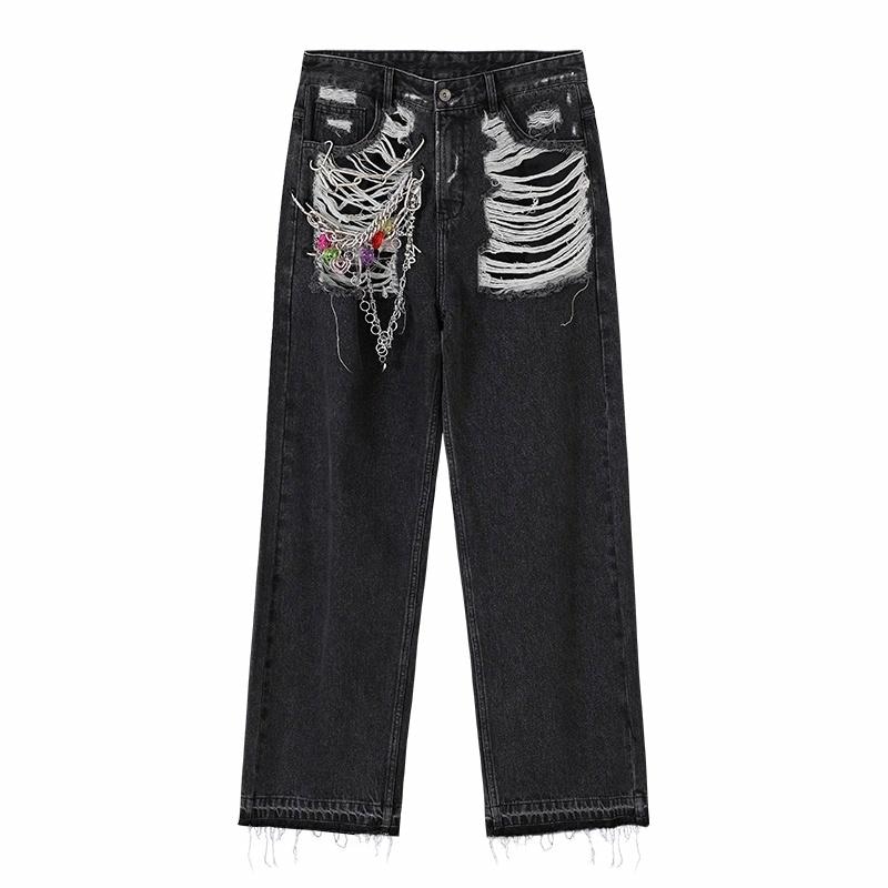 Джинсы Conp Vintage Straight-Leg Jeans Carbon Grey