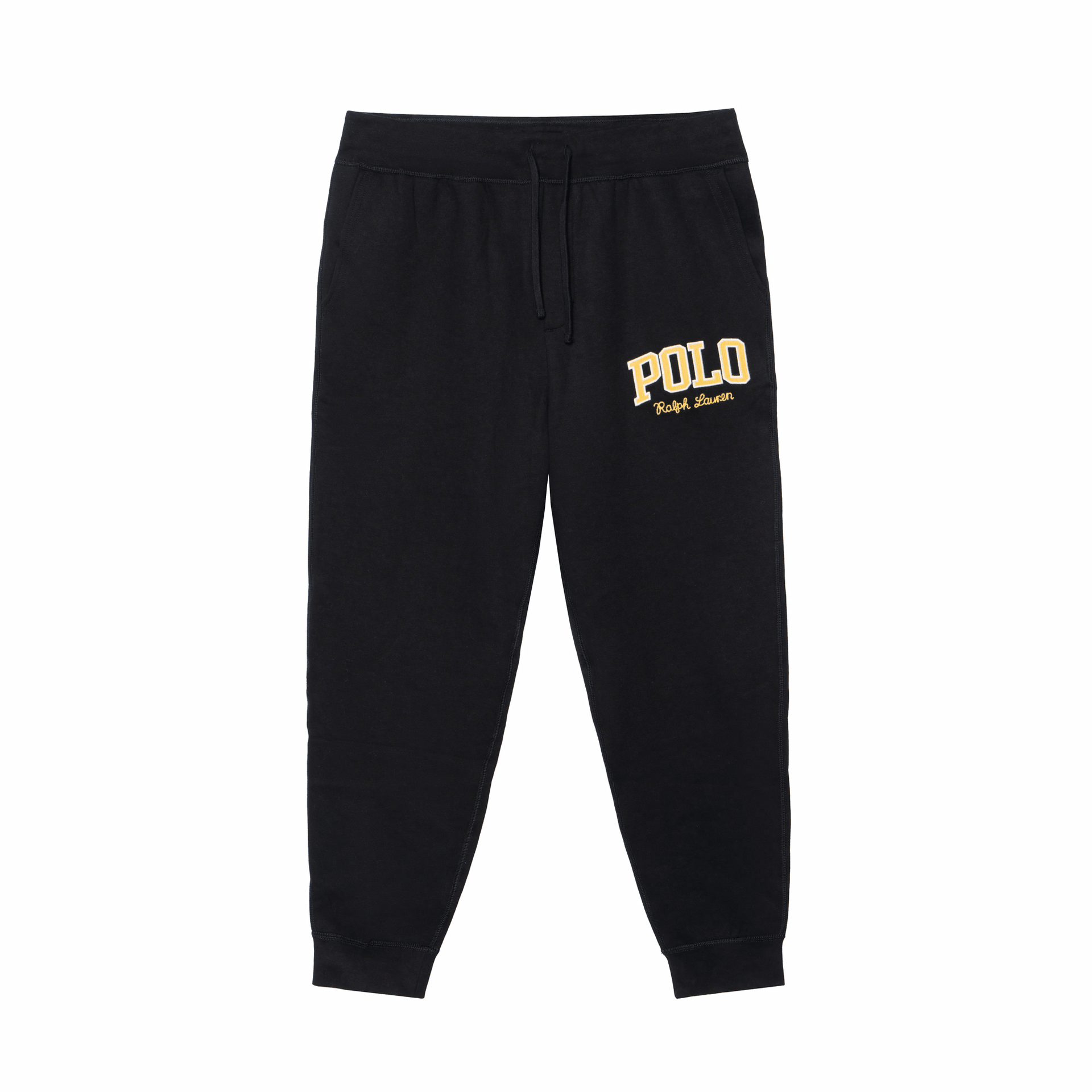 Polo Ralph Lauren SS23 Drawstring Tapered Sweatpants Black