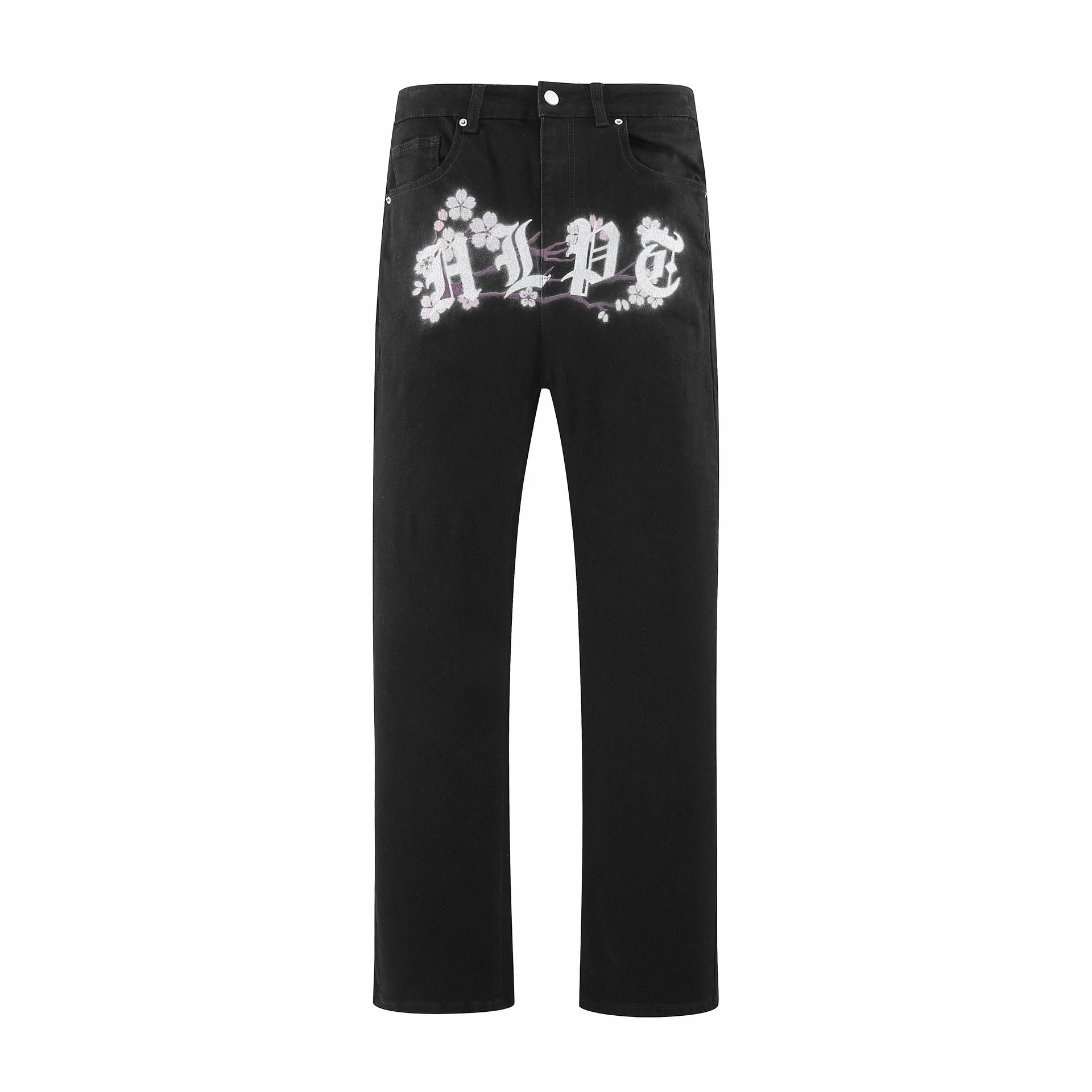 HELIPORT Sakura Basic Straight Jeans Black