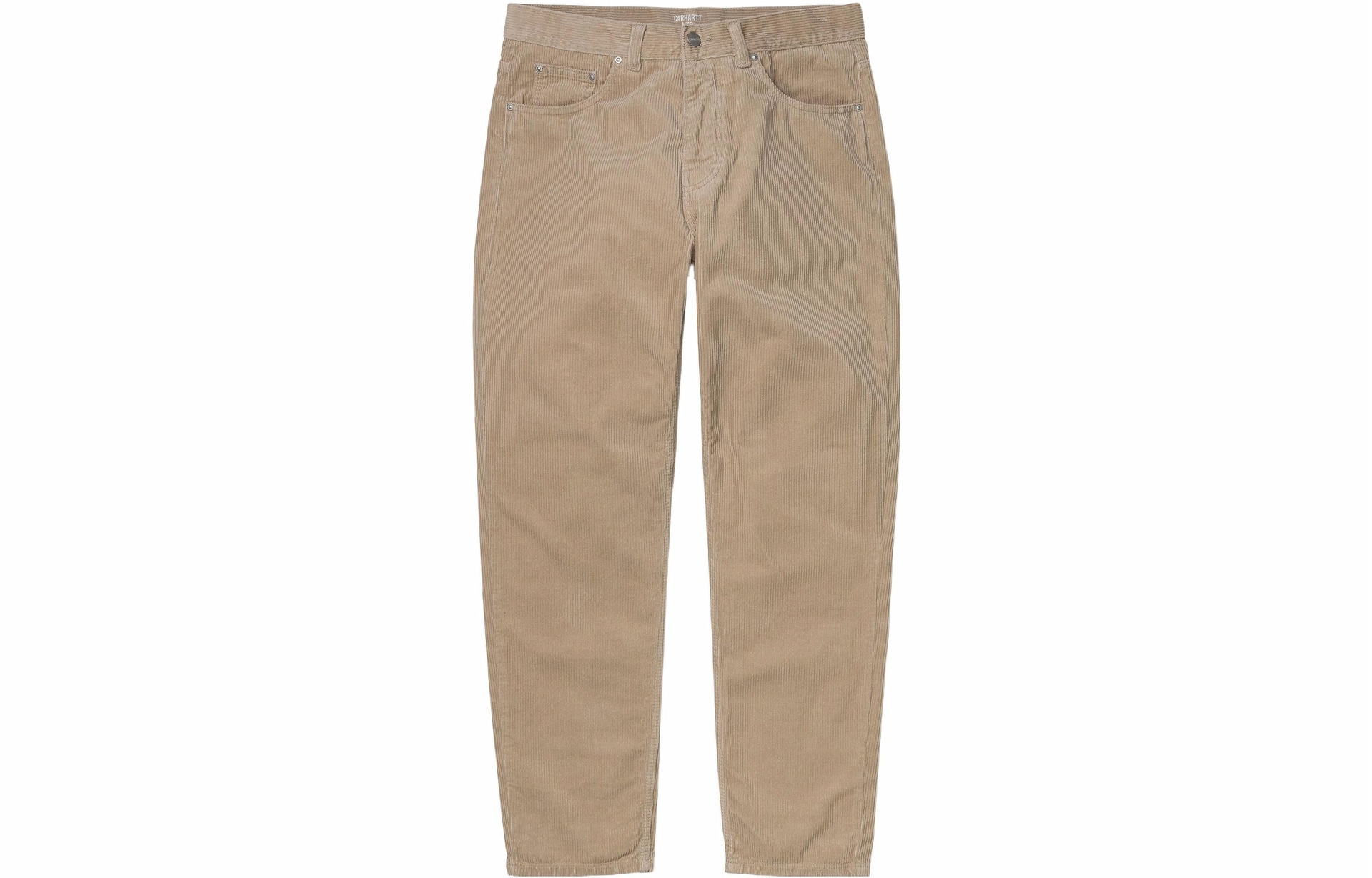 Carhartt WIP Logo Casual Pants Light Brown