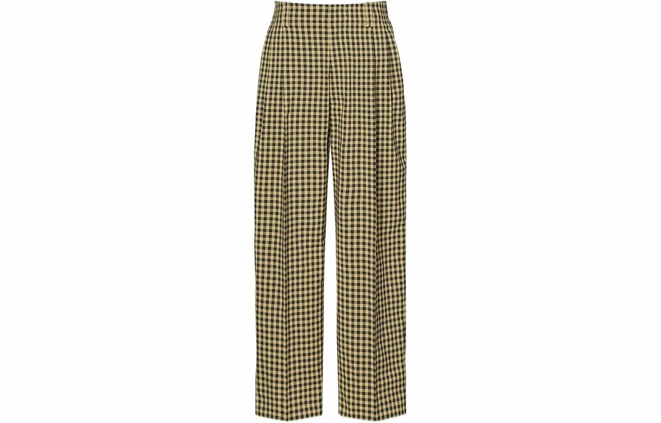 UNIQLO/优衣库 UNIQLO x MARNI SS22 Plaid Trousers Light Yellow