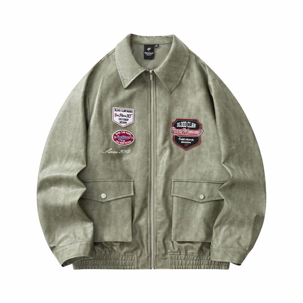 Suamoment Vintage PU Jacket — фото 4