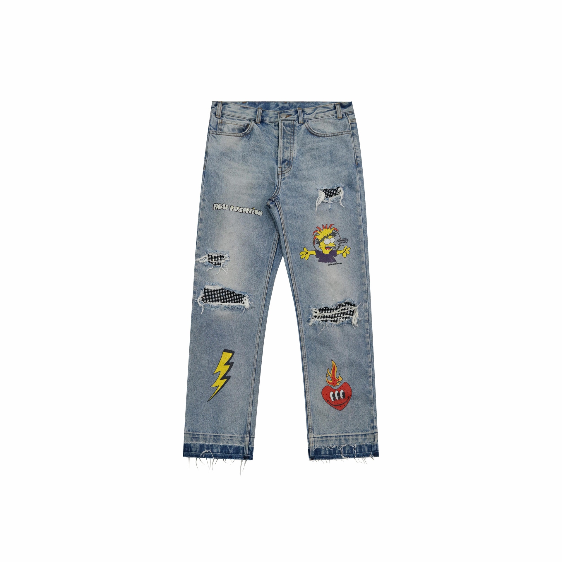 False Perception Crystal Jeans