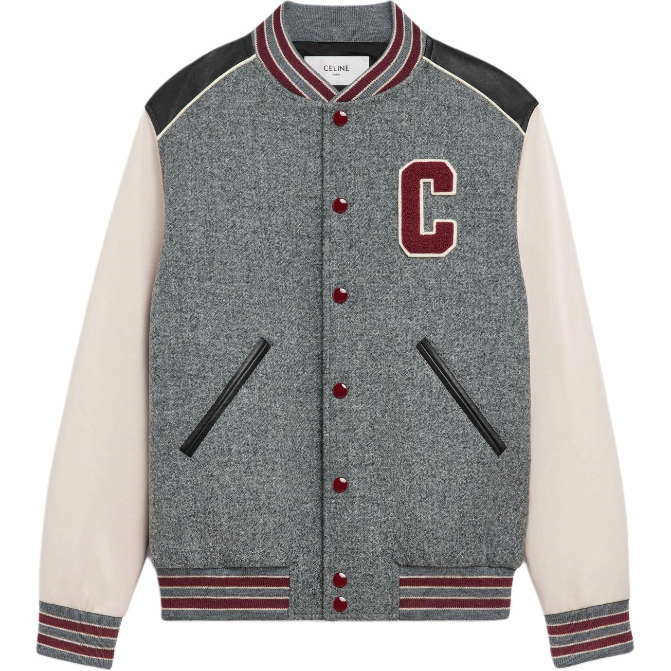 Celine Teddy Jacket Grey