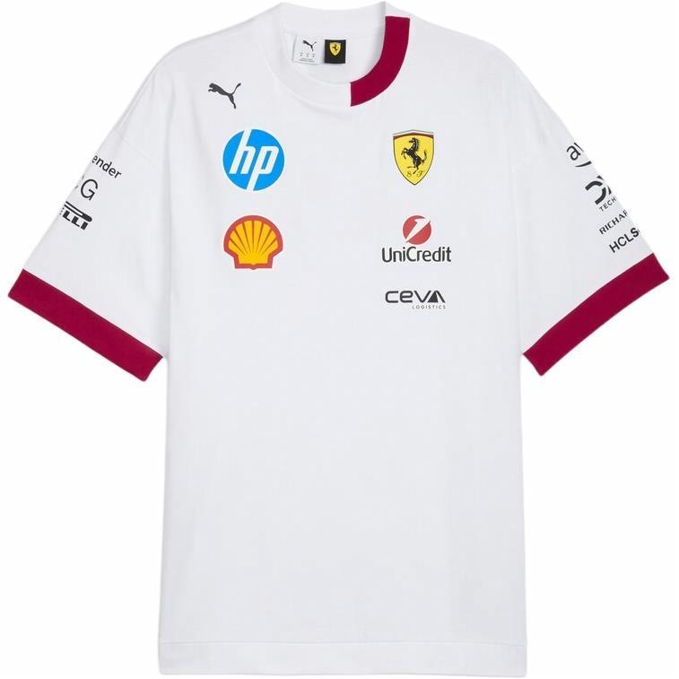PUMA/彪马 PUMA x Ferrari Scuderia T-Shirt White