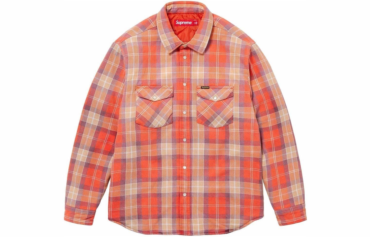 Supreme Quilted Flannel Snap Shirt