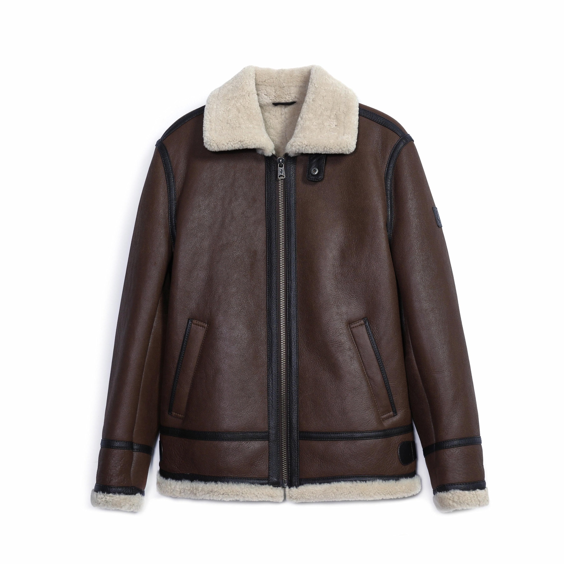 Mcs M65 Trench Shearling Leather Jacket — фото 4