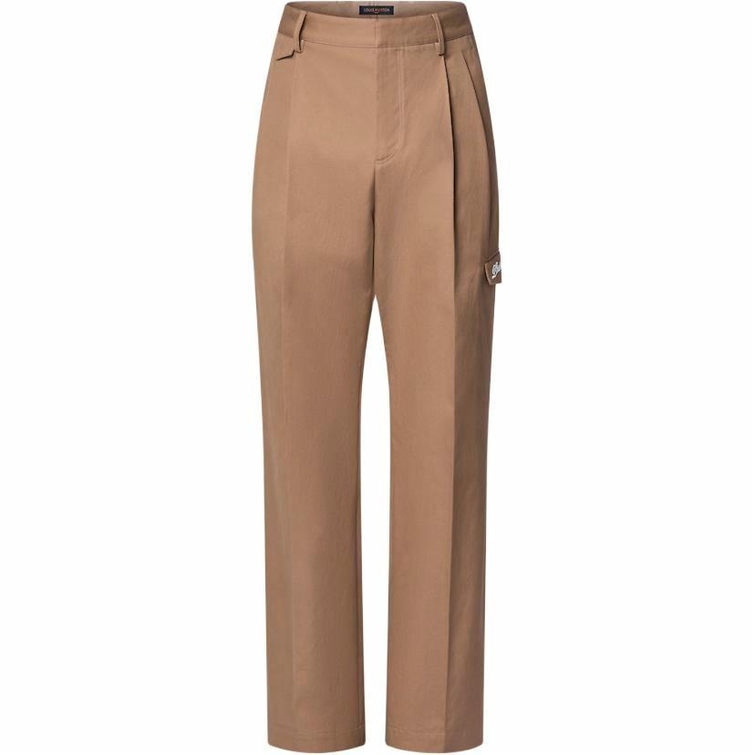 Louis Vuitton SS25 Cotton Trousers Brown