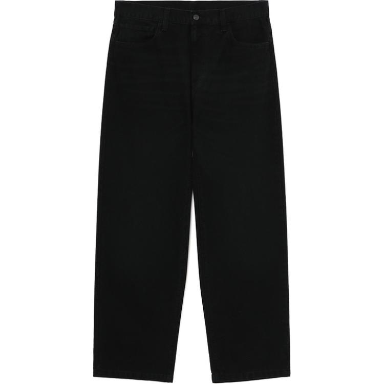Carhartt WIP Logo Pants Black
