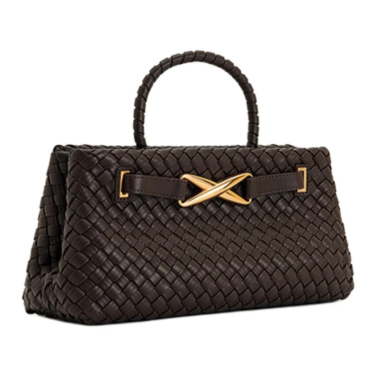 Jw Pei Woven Tote Medium Black Brown — фото 4