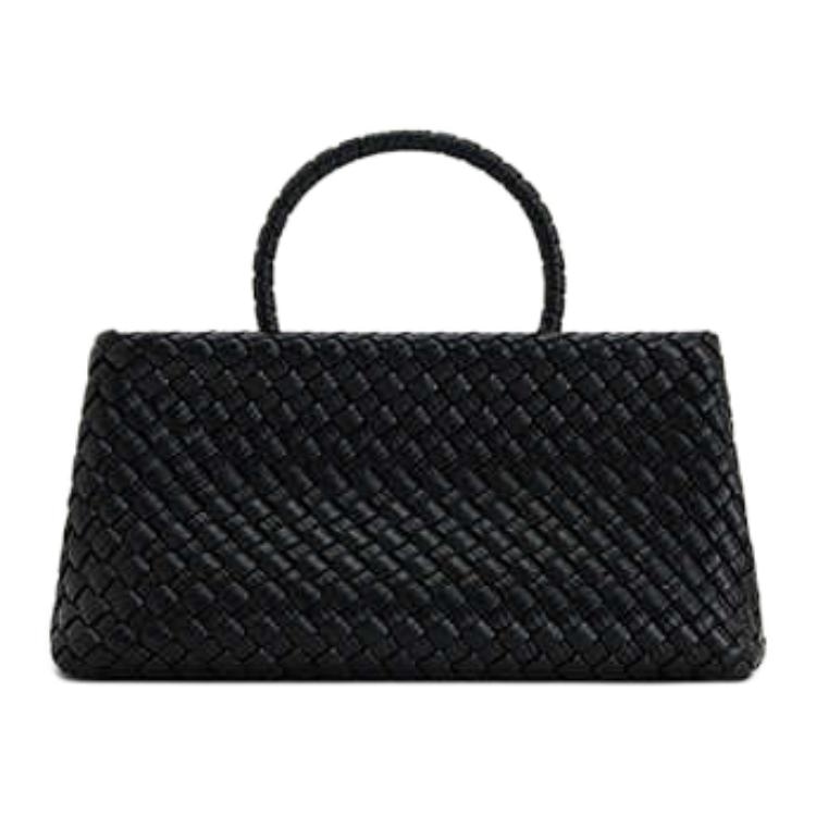 Jw Pei Woven Tote Medium Black Brown — фото 2
