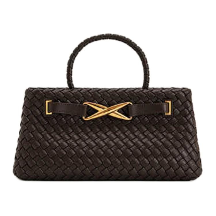 Jw Pei Woven Tote Medium Black Brown — фото 3