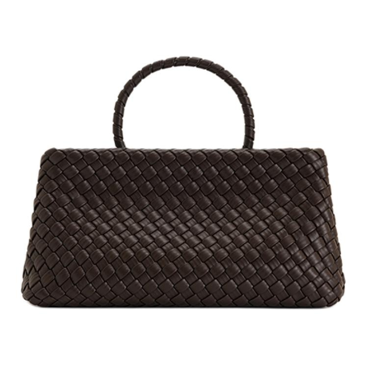 Jw Pei Woven Tote Medium Black Brown — фото 5