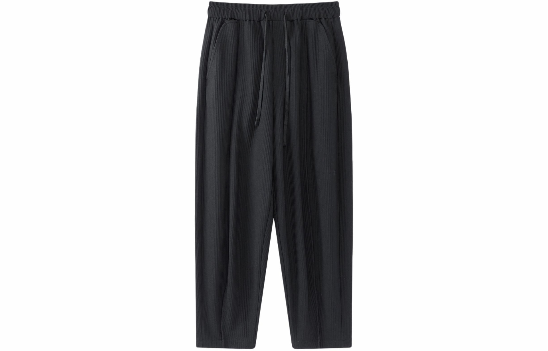 HERBEL Free Series Loose Fit Casual Pants Black