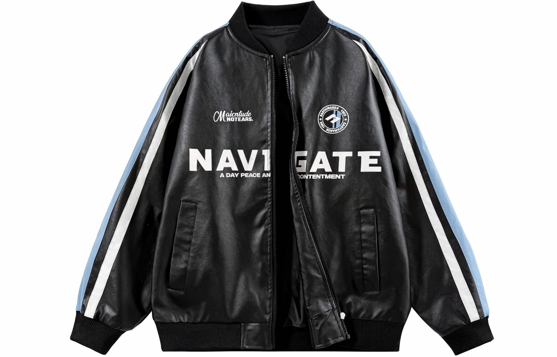 No Tears Retro Leather Jacket