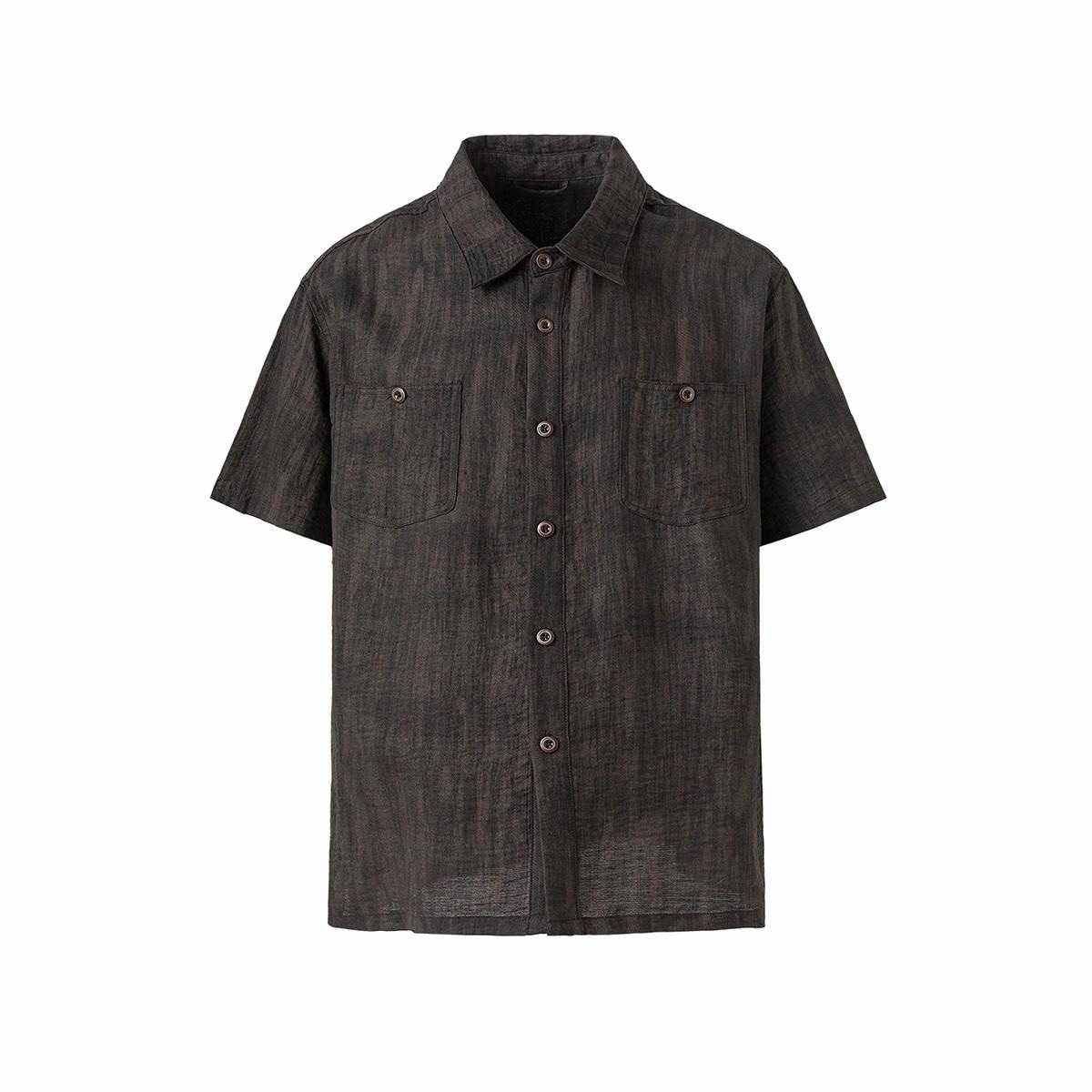 GTRG Vintage Minimalist Casual Shirt Black