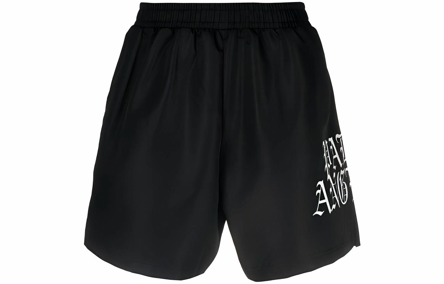 Брюки Palm Angels SS21 Logo Shorts Black