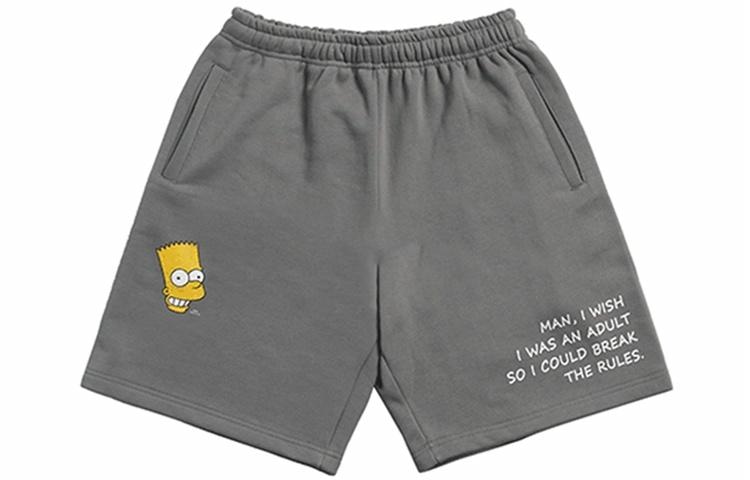 acme de la vie x Simpsons Bart Shorts Grey