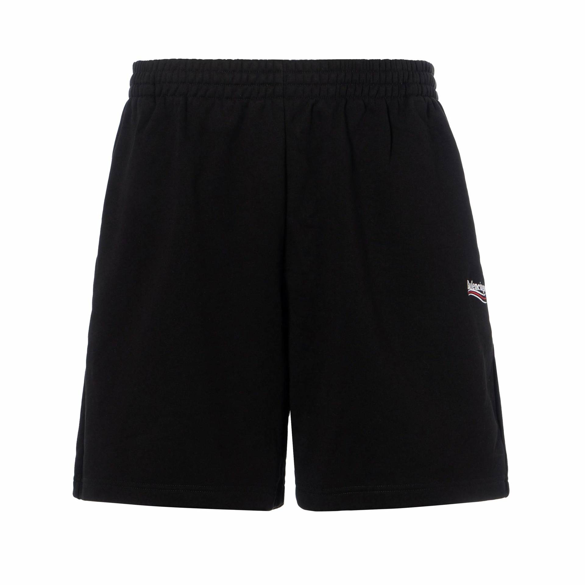 Balenciaga Classic Logo Shorts Black