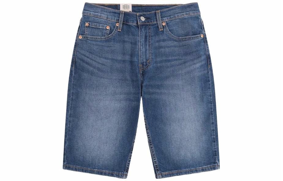 levi’s Levis Straight Loose Denim Shorts Blue