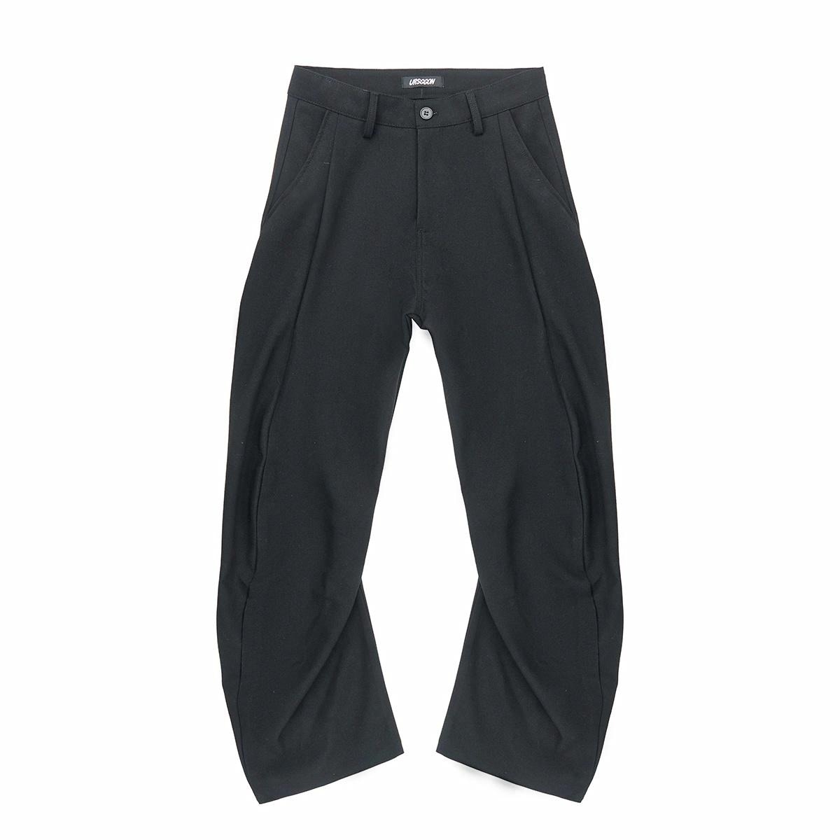 URS GGON Basic Loose Fit Pants Black