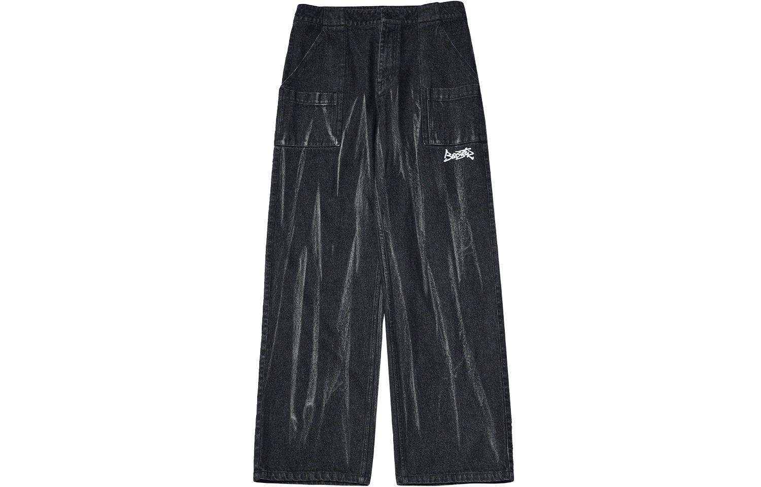 BEASTER Denim Pants Black
