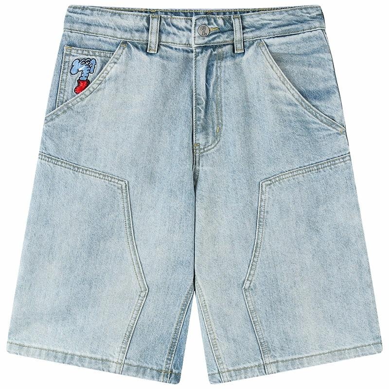 MIND ERROR Denim Shorts
