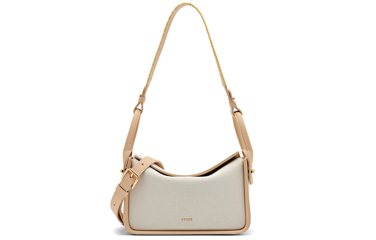 PEDRO Canvas Leather Shoulder Bag